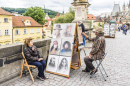 Artista de Rua em Praga, República Checa