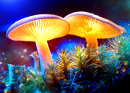 Cogumelos Brilhantes
