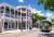 Vista do centro de Key West, Flórida, EUA