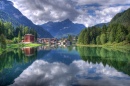 Lago Alleghe, Itália