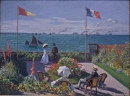 Jardim em Sainte-Adresse por Claude Monet