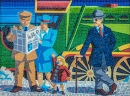 Mosaico na Estação de Bray, Irlanda