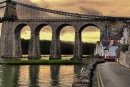 Ponte Menai, Porthaethwy, North Wales