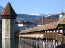Kapellbrücke em Lucerna