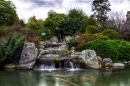 Cachoeira no Jardim Japonês