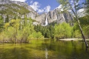 Rio Merced e Cachoeira de Yosemite