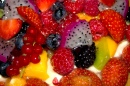 Fruta, Bagas & Creme - uma Deliciosa Sobremesa