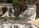 Cachoeira de Shoshone Formando Cachoeiras Gêmeas, Idaho