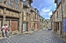 Ruas Medievais de Dinan, Bretanha, França