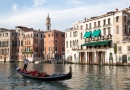 Gôndola no Grand Canal, Veneza