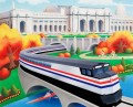 Amtrak Cartão Postal de Aniversário de 40 Anos