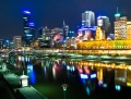 Melbourne, Austrália a Noite