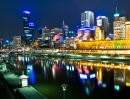 Melbourne, Austrália a Noite