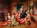 Costurando a Primeira Bandeira Americana
