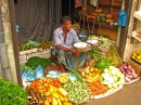 Venda de Vegetais em Kandy, Sri Lanka