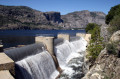 Hetch Hetchy Transbordando