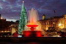 Véspera de Natal em Trafalgar Square, Londres