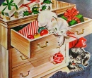 Cartão de Natal dos anos 40