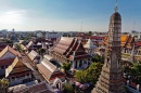 Com Vista para o Wat Arun, Bangkok, Tailândia