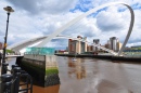 Ponte Millennium de Gateshead, Newcastle, Inglaterra