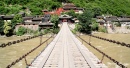 Uma Ponte em Luding, Sichuan, China