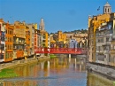 Colorida Girona, Catalunha, Espanha