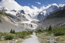 Trilha para Glaciar Morteratsch, Suíça