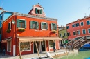 Casas Coloridas em Burano, Veneza