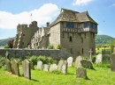 Castelo Stokesay de Churchyard