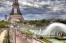 Torre Eiffel e Fontes Trocadero