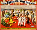 Cartaz para os Irmãos Forepaugh & Sells