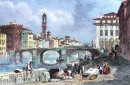 Ponte Santa Trinita de Florencia, Itália
