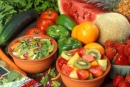 Frutas e Vegetais Recém Cortados
