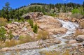 Quedas d'água de Alluvial Fan, Parque Nacional das Montanhas Rochosas