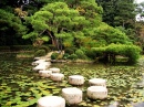 Jardins, Santuário Heian, Quioto, Japão