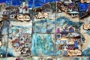 Mosaicos no Parque Tres Laredos, Cantabria, Espanha