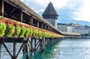 Kapellbrücke, Lago Lucerne, Suíça