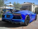 Lamborghini Aventador Azul Cromado