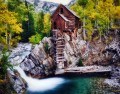 Crystal Mill na Cachoeira, Colorado