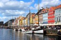 Frente do Mar em Nyhavn, Copenhagen, Dinamarca