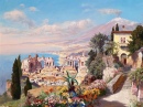 Vista de Taormina, Sicília