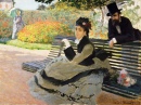 Camille Monet no Jardim em Argenteuil