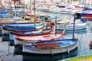 Barcos em Saint-Tropez, França
