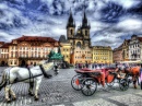 Praça da Cidade Velha em Praga