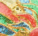 Mosaico de Vidro Colorido