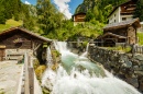 Moinho de Água no Tirol, Áustria