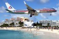 AA Boeing 757-223 sobre Saint Martin
