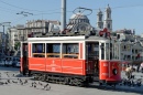 Bonde Vermelho em Istambul, Turquia