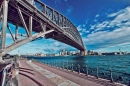 Ponte do Porto de Sydney no Inverno