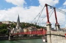 Ponte sobre o Rio Saône, França